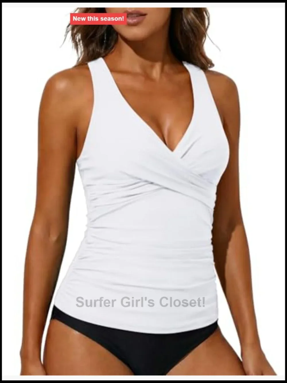 N/A underwire tankini